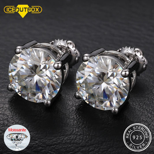 Moissanite Stud Earrings